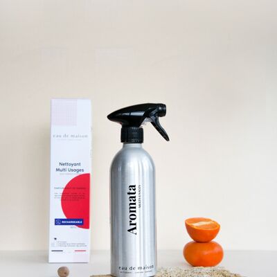 Refillable ecological multi-purpose degreaser with premium fragrance