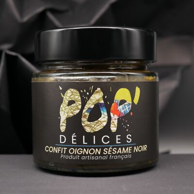 Confit oignon sésame noir