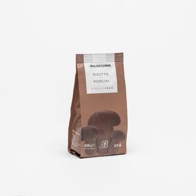 Risotto con setas porcini 215g en papel reciclable