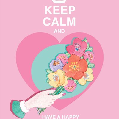 Keep Calm and Have a Happy Mothers Day Greeting Card