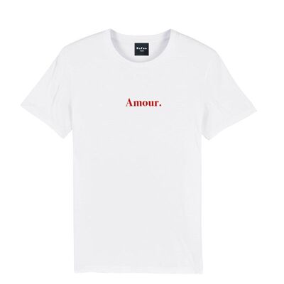 T-shirt Amour sérigraphié.