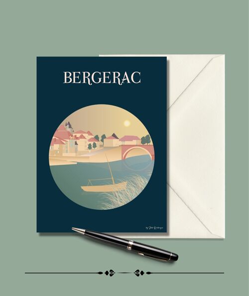 Carte Postale BERGERAC - 15x21cm