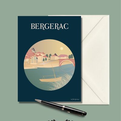 Carte Postale BERGERAC - 15x21cm