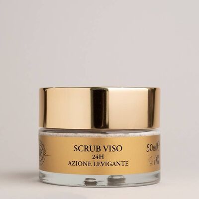 Face scrub 24H Smoothing action 50ml Organic Made in Italy
