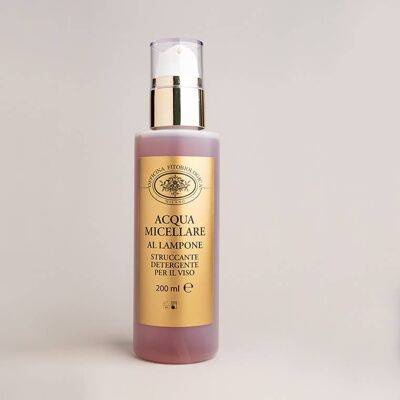 Raspberry micellar water Facial cleanser 200ml Made in Italy
