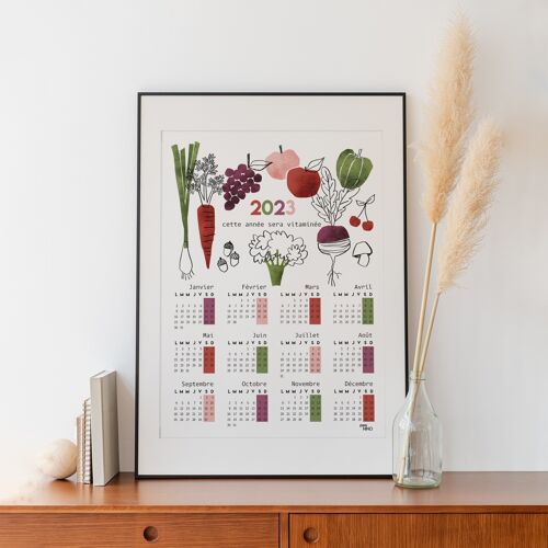 Calendrier 2023 - Affiche 30x40 cm
