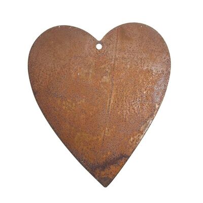 Patina decoración colgante corazón Sonja | 11,5 cm x 10 cm | Corazón para decoración de ventanas.