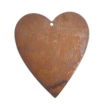 Décoration à suspendre patinée coeur Sonja | 17,5 cm x 17 cm | Coeur pour décoration de fenêtre 3