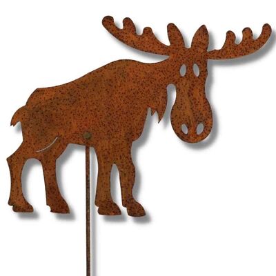Christmas | Rust Deco Reindeer | 13x19cm | on bar | Patina Christmas decoration figures