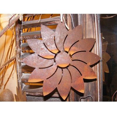 metal decorative flower | diameter 13 cm | to hang | Flowers as a hanging decoration