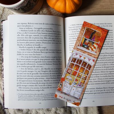 Autumn Day at the Tea Room - Bookmark
