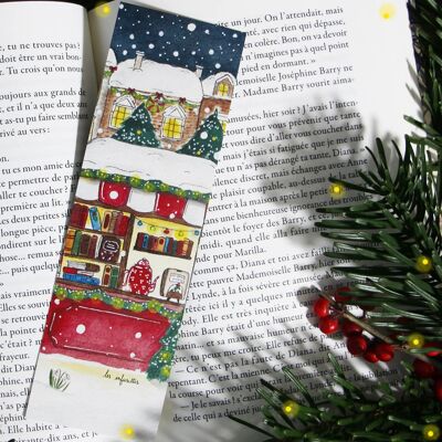 The little bookstore under the snow - Bookmark