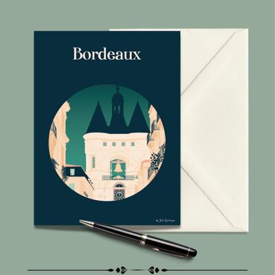 Carte Postale BORDEAUX La Grosse Cloche - 15x21cm