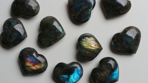 Labradorite heart - M