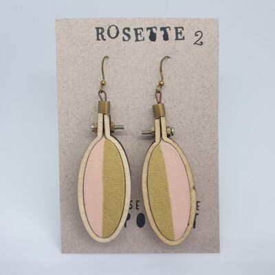 Boucles d'oreilles Rosette 2