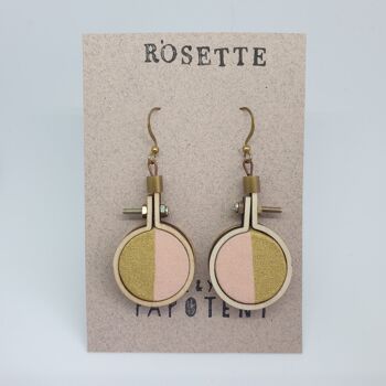 Boucles d'oreilles Rosette 2