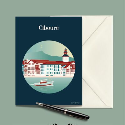 Carte Postale CIBOURE - 15x21cm