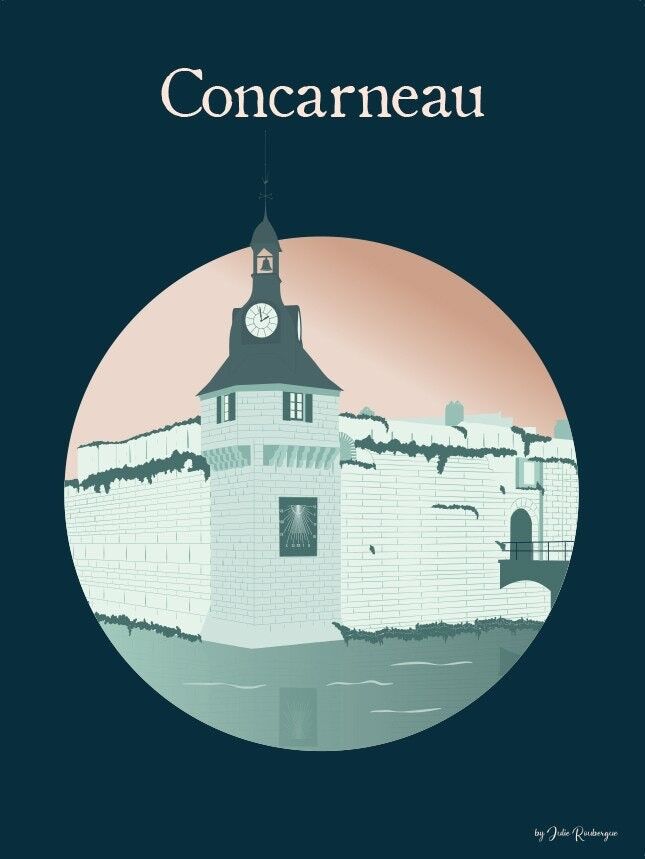 Manifesto CONCARNEAU La Ville Vicino