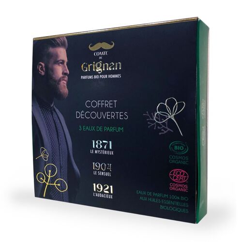 COFFRET DECOUVERTES 3 EAUX DE PARFUM BIO