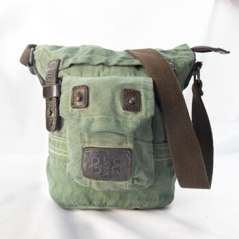 Bandoulière "GasMask" CrossBody "Gas Mask" Tent Truck Original Petrol Green 3