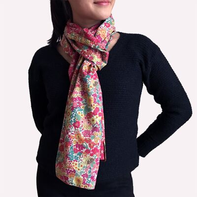 Reversible scarf in Liberty® Margaret / capel L