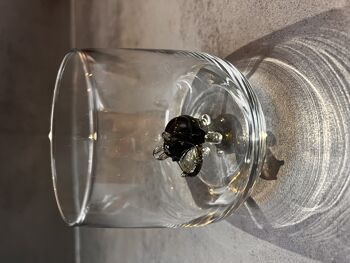 Morceau de verre - Verre à boire - Verre de Murano - Hipopotam - Hippopotame - Figurine en verre - Fait à la main - Cadeau - Statues uniques - Verre de qualité 3