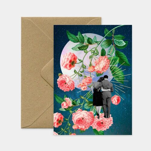 Carte de voeux “Moon Lovers”