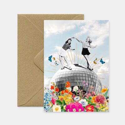 Greeting card “Let's dance”