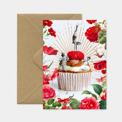 Cup Cake Party Greeting Card