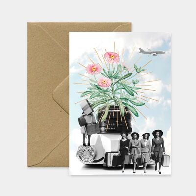 Greeting card “Bon Voyage”