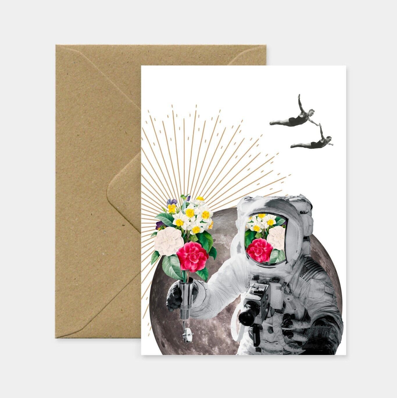 Grußkarte „Astronaut“