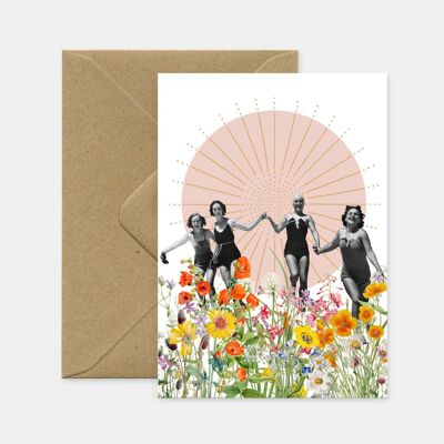 Girlfriends greeting card