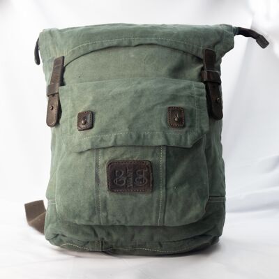 Backpack - BackPack Flap Zip Tent RAIL Original Petrol green