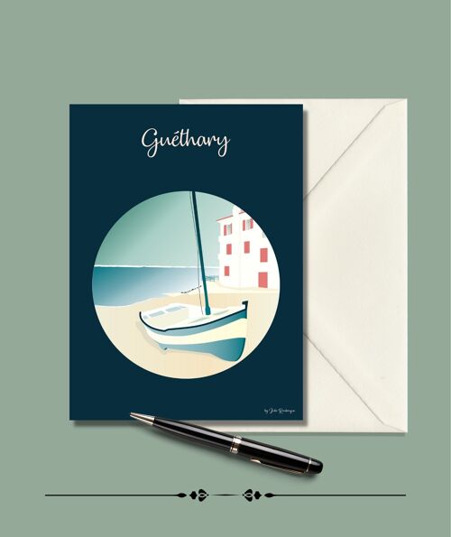 Carte Postale GUETHARY Le Port - 15x21cm