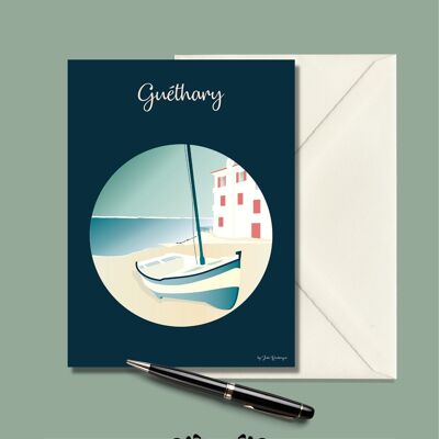 GUETHARY The Port Postcard - 15x21cm