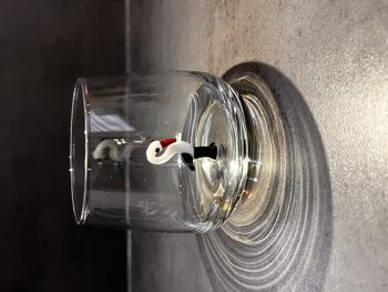 Morceau de verre - Verre à boire - Verre de Murano - Cigogne - Figurine en verre - Fait à la main - Cadeau - Statues uniques - Verre de qualité 5