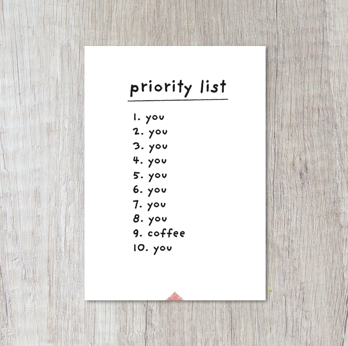 Priority list
