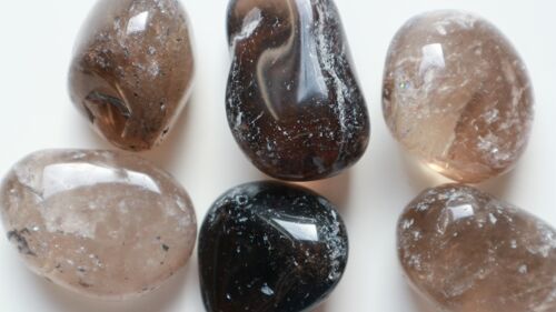 Smoky quartz XL tumbled stone