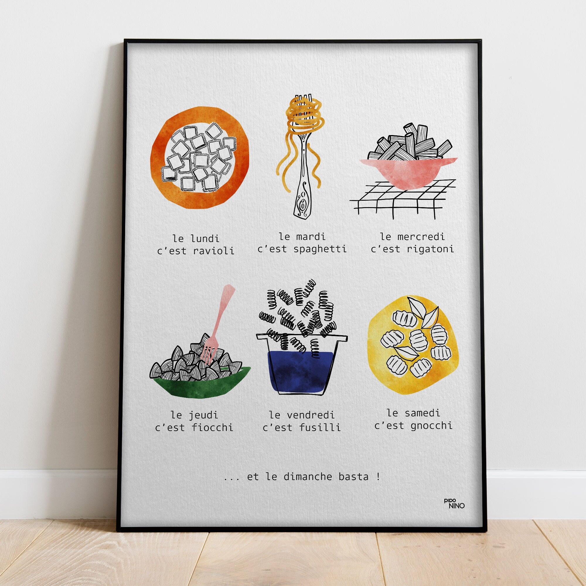 Poster PASTA - Cucina italiana