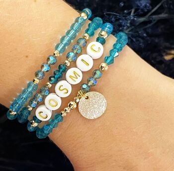 KIT bracelets en perles de verre COSMIC 2