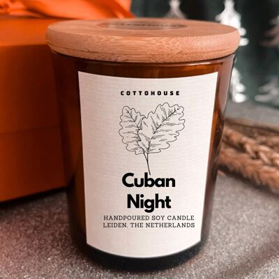 Nuit Cubaine - Bougie de Noël - Bougie parfumée au soja