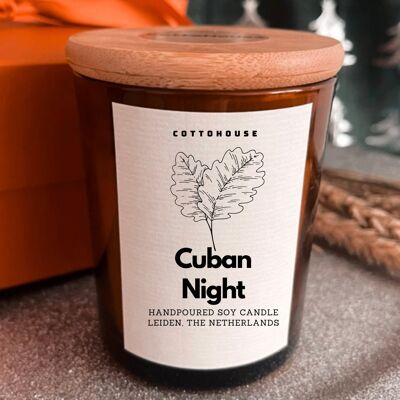 Cuban Night  - Kerst Kaars -  Soja Geurkaars