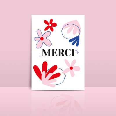 Carte "Merci"