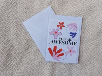 Carte "You are awesome" 4