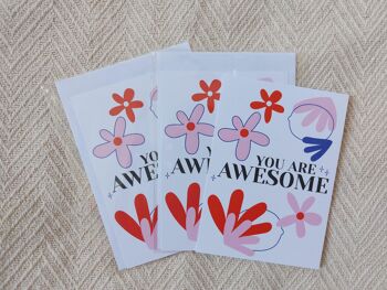 Carte "You are awesome" 5