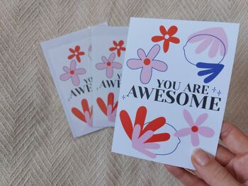 Carte "You are awesome" 6