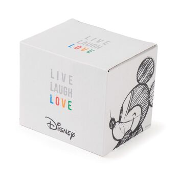 TASSE MICKEY LIVE LAUGH LOVE ROUGE ML.390 3