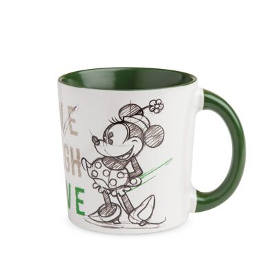 MUG MINNIE LIVE LAUGH LOVE GREEEN ML.390