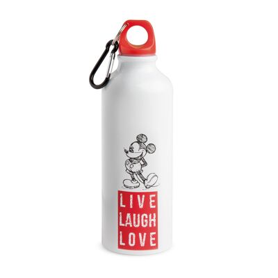 ALLUMINIUM FLASK MINNIE LIVE LAUGH LOVE RED ML. 500