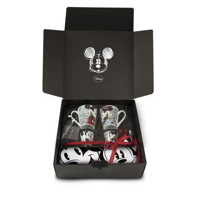 SET 2 MUG + 2 ESPRESSO SHOTS MICKEY/MINNIE+ TOTE BAG